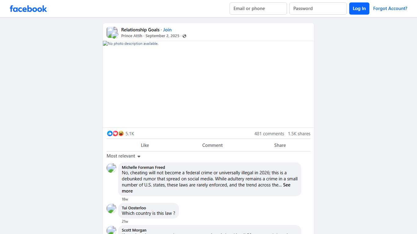 Relationship Goals Facebook