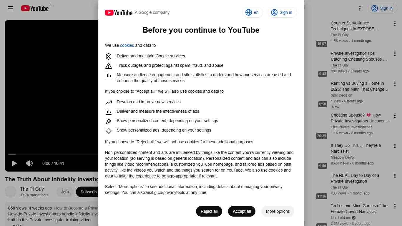 The Truth About Infidelity Investigations in 2026! - YouTube